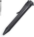 Bolt Action Carbon Fibre Ballpoint Pen with Pocket Clip, Classic Black for Travel, School, Work, and Birthday Gifts
