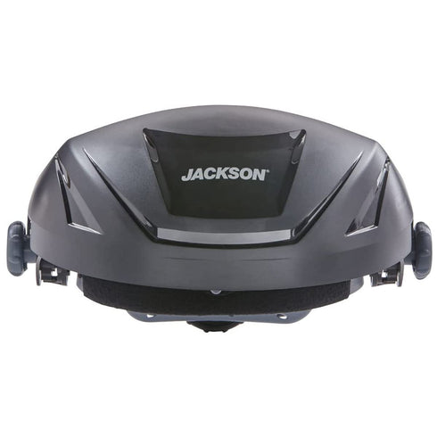 Jackson Safety High Impact Resistant F4XP Premium Crown with Ratcheting Headgear, Universal Window Pattern, Black