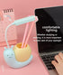 Cute Kids Lamp with Pen Holder, Snail Shape LED Desk Lamp, USB Charging Eye Protection Lamp with 360 Bendable Neck