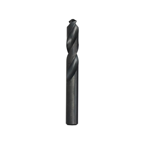 Drill America 1/4" High Speed Steel Heavy Duty Split Point Stub Drill Bit (Pack of 12), D/AST Series