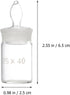 Hemobllo Glass Beakers 2pcs, Weighing Bottle Chemistry Laboratory Equipment Pycnometer Flask for Specific Gravity