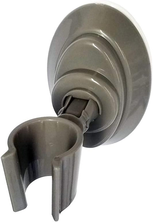 A-0158B MedGear Suction Cup Shower Head Holder, White or Gray; for use with Smooth, Hard, Non-Textured Surfaces Like