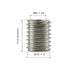20PCS M10 to M8 Thread Reducer Nuts, Stainless Steel Fastener Accessory for Plumbing Connections/Compressed Air