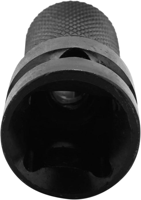 1/2 inch Square to 1/4 inch Black Hex Ratchet Socket Wrench Adapter Spanner Set, Drive Converter Impact Tool