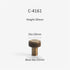 SMOKT 1Pcs C-4161-20mm-Bronze) Minimalism Knurled Textured Bronze Long Furniture Handles Wardrobe Kitchen Cupboard