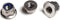 FullerKreg M6 x 1.0 18-8 Stainless Steel Lock Nuts - Pack of 20, Hex Flange Nylon Insert, Bright Finish