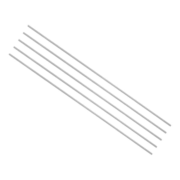 Round Steel Rod, 0.5mm Diameter 60mm Length, High Speed Steel Bar Stock Craft DIY Tool, 5-Pieces