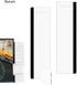 TsuvyXeg 1 Monitor Memo Board Sticky Note Holder for Computer Monitor Side Panel Office Home Desktop Pair