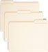 Smead Manila File Folder, Letter Size, 1-1/2" Expansion, Reinforced 1/3-Cut Tab, 50 Per Box (10405)