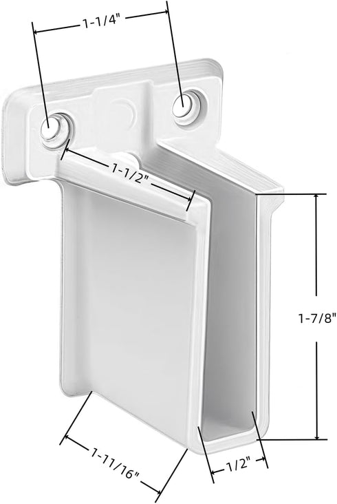 8 Closet Closet, Pcs Wire Shelf End Bracket, Heavy Duty Shelves Brackets Wall Mount Brackets with Screws and Expansion