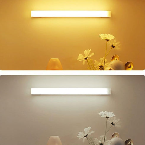 ALIVIM 2Pcs Closet white,200mm LED Under Cabinet Night Light USB Rechargeable Motion Sensor Kitchen Bedroom Lighting