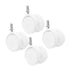 Cabilock 4pcs Locking Caster Wheels Replacement Swivel Casters Brake for Office Furniture