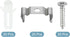 T4 Bulbs 20 Set MECCANIXITY Clips Bracket Hanger Fluorescent Tube Light Fixture Holder Clamps with Screws Hollow Pipes