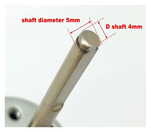 RCEOUCTMK 42mm RS-775 12V 14.4V 18V 20V 24V 7750RPM 48mm Electronic Starter DC Large Torque D-Shaft Long Shaft DIY Tool