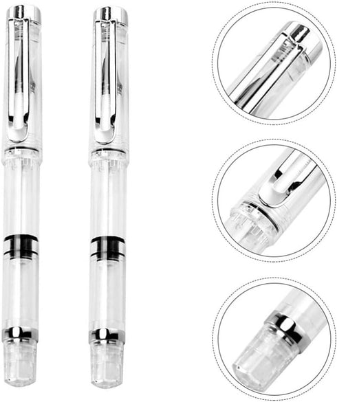 Veemoon 5pcs Watercolor Brushes, Refillable Brush Pens, Ink Writing Brush for Drawing Art Supplies Calligraphy Practice