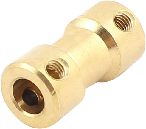 uxcell 3.17mm to 5mm Copper DIY Motor Shaft Coupling Joint Connector for Electric Car