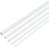 OLYCRAFT 30Pcs ABS Plastic Hollow Round Tubes, 12" Length for DIY Handmade Sand Table Material Model Building