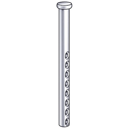 Dia: 7/16 x 2-1/2in Length Adjustable Clevis Pin, 8-Hole Pin Universal Clevis Pins, Fastener for Farming Machine