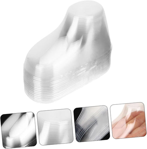 50pcs GLEAVI Boys and Girls Shoe Rack Plastic Boy Girl Feet Models Booties Display Holder for Store