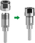 Waningmoto 1/4", 8mm, 12mm, 1/2" Machine(1/2") Shank Extension & Adapter for Trim Router and Milling