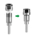 HMVFXBUDK 1/4", 8mm, 12mm, 1/2" Machine(6mm 8mm) Shank Extension & Adapter for Trim Router and Milling