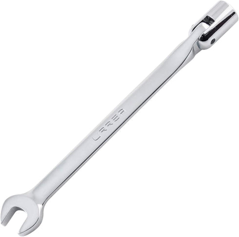 URREA 12-Point Flex Head Socket Wrench - 14mm with Ratchet Box End