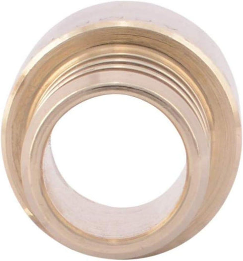 SharkBite 1/2 Inch Crimp MNPT Male Sweat Adapter, Pack of 10, Brass Plumbing Fittings for PEX Pipe