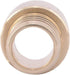 SharkBite 1/2 Inch Crimp MNPT Male Sweat Adapter, Pack of 10, Brass Plumbing Fittings for PEX Pipe