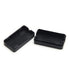 Fielect Junction Box ABS Plastic Dustproof Universal Electrical Project Enclosure Black 1.89 x 1.02 x 0.61 inch, 4Pcs