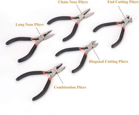 FLZOSPER Mini End Cutting Pliers, 4.5-inch CR-V Multifunction Precision Wire Flush Cutting Tool