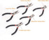 FLZOSPER Mini End Cutting Pliers, 4.5-inch CR-V Multifunction Precision Wire Flush Cutting Tool