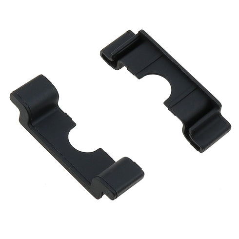 30PCS 35MM DIN Rail Cut Out Protector Black Terminal Block for Industrial Automation Systems