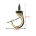 Windproof Hook by Safety Cup - Suspended Ceiling Hooks Screw Hooks (Bronze 12 Pack)