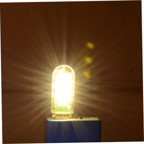 KUYYFDS Portable USB Night Light Mini LED Bright Lamp Keyboard Computer Desk Lamps Indoor or Outdoor Warm White, Home