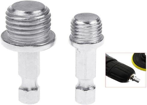 RDTGHY 2 M10 M14 Pcs Hex Socket Adapter Silver Conversion Rod Impact Power Drill Chuck Converter for Woodworking Drill