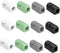DOITOOL Cable Management for Desk 12pcs Adhesive Cable Organizers Clips for Nightstand Office