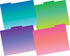 Barker Creek Designer File Folders - 14pt Stock, Tie-Dye and Ombré, Multi-Design Set, Letter Size, 36/Set
