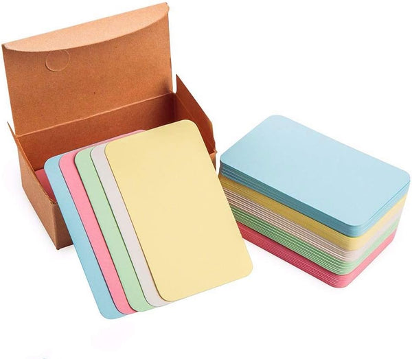 Blank Paper Message Card Business Cards - About 100 pcs (Pastel)