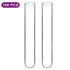Glass Test Tubes, Sturdy Round Bottom Clear Lab Tubes (100, 12x75 mm)
