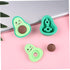 Ciieeo 108 Pcs Adorable Avocado Erasers - Cartoon Rubber Kids Erasers for Toddlers, Basket Stuffer