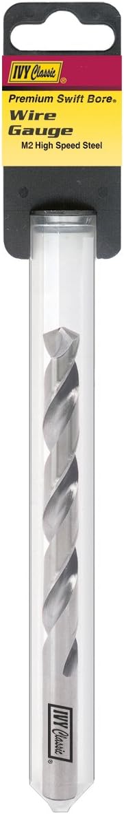 IVY Classic 01558 No. 58 Wire Gauge Drill Bit, M2 High-Speed Steel, 135-Degree Split Point, 1/Card by IVY Classic