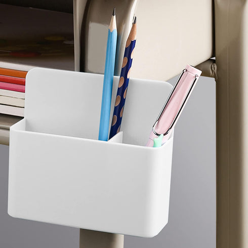 Magnetic Dry Erase Marker Holder - Magnetic Pen Holder for Fridge, Whiteboard, Locker, 1 Pack, White