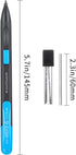 M&G 9 Pcs Mechanical Pencils Sets - 6 Mechanical Pencils, 3 Tubes of Lead Refills for Sketching and Drafting