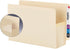 Smead End Tab TUFF File Pocket, Extra Wide Letter Size, Manila, 10 per Box