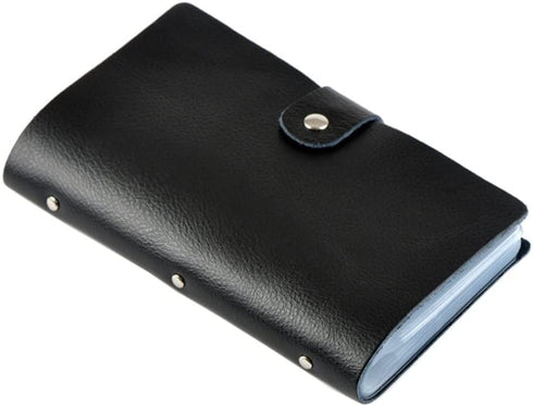 boshiho Leather Credit Card Holder, Business Card Case Book Style, 90 Count