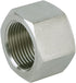 304 Stainless Steel Pipe Fitting Hex Cap, Heavy Duty 3/8" NPT Female, Pack of 2