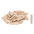 100 Pack 3/8" Wood Dowel Pins, Straight Grooved Pins for Furniture Door and Dowel Jig