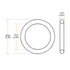 uxcell Fluorine Rubber O-Rings, 9mm OD 7mm ID 1mm Width FKM Seal Gasket, Green, Pack of 20 for Machinery Plumbing