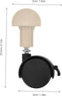 4pcs HANABASS Pet Cage Casters with Swivel Design Easy Mobility Wheels for Cat Crates Sturdy and Secure Rolling Cart