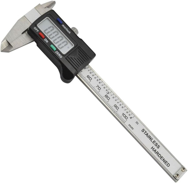 iKKEGOL Precision 100mm Digital Electronic Gauge - 4 Inch Stainless Steel Vernier Caliper Micrometer
